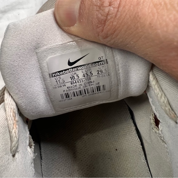 Nike Better World LunarGlide 6 Peach Cream Size 11.5 US 654433-108 L030123 - Picture 7 of 9